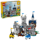 Castel medieval cu cai si cavaleri, 9 ani+, 31168, 1371 piese, Lego Creator 3in1 781801