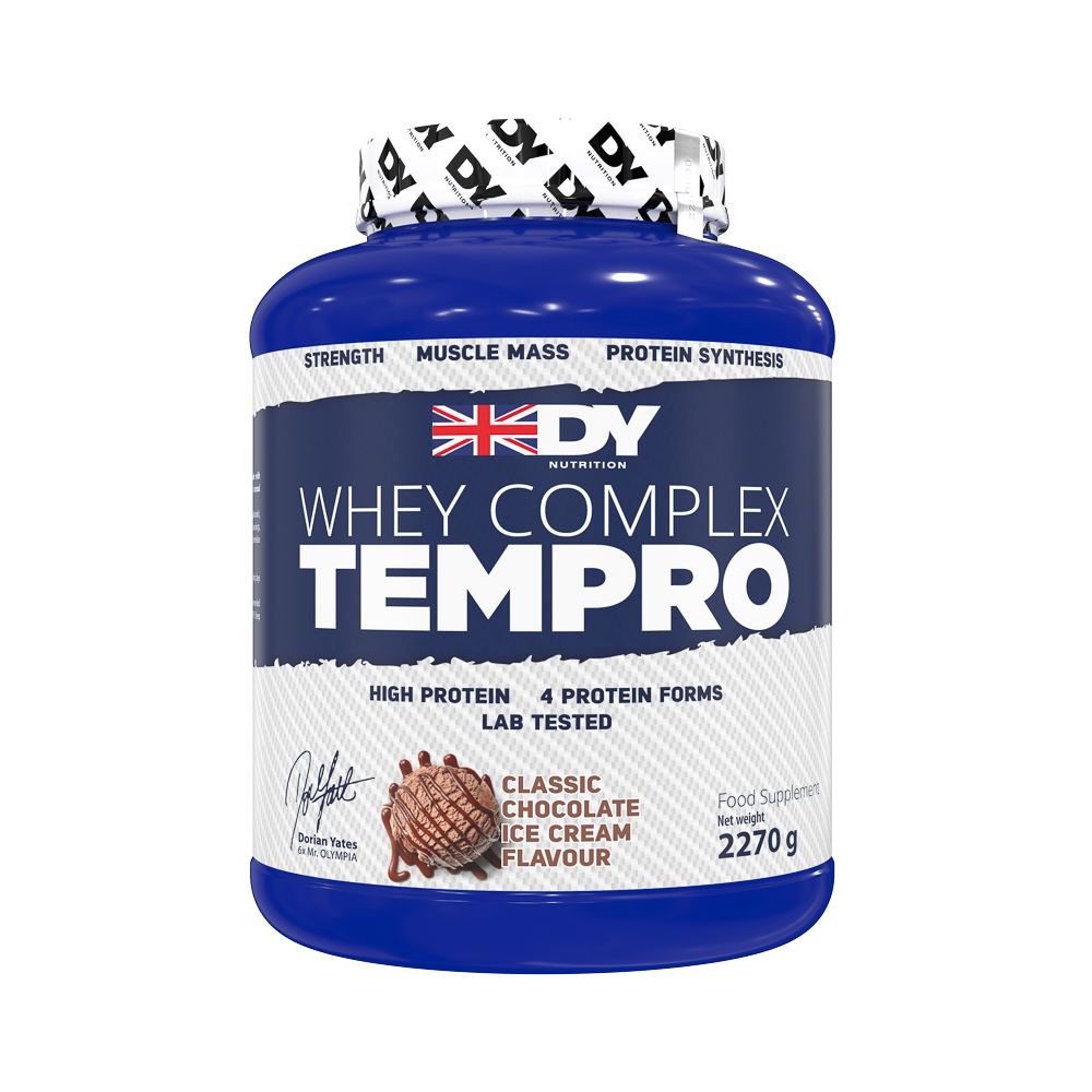 Proteina din zer Whey Complex Tempro, Classic Chocolate Ice cream, 2270 g, DY Nutrition
