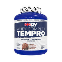 Proteina din zer Whey Complex Tempro, Classic Chocolate Ice cream, 2270 g, DY Nutrition