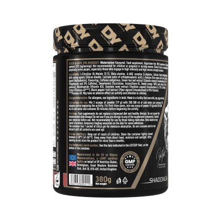 Blood & Guts PreWorkout, Watermelon, 380 g, DY Nutrition 781859