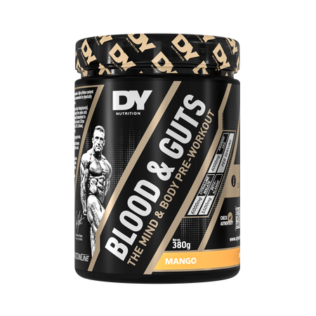 Blood & Guts PreWorkout, Mango, 380 g, DY Nutrition