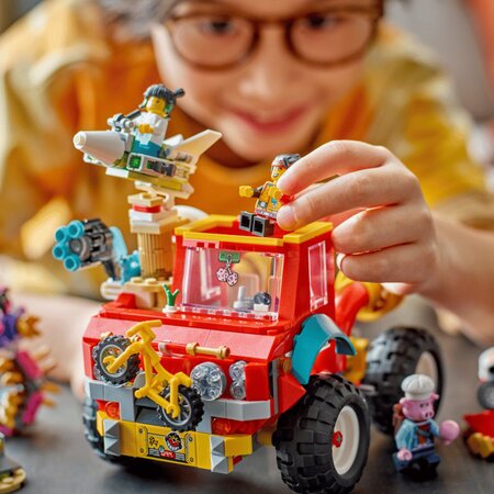 Camionul electric al echipei lui Monkie Kid, 7 ani+, 80055, 712 piese, Lego Monkie Kid 781982