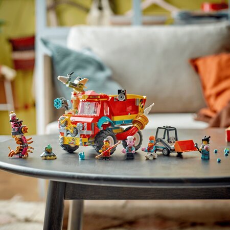 Camionul electric al echipei lui Monkie Kid, 7 ani+, 80055, 712 piese, Lego Monkie Kid 781984