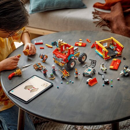 Camionul electric al echipei lui Monkie Kid, 7 ani+, 80055, 712 piese, Lego Monkie Kid 781983
