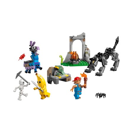 Tabara lui Peely si Sparkplug, 7 ani+, 77075, 250 piese, Lego Fortnite 782037