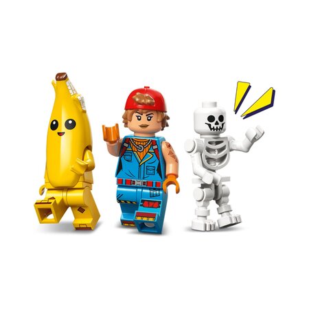 Tabara lui Peely si Sparkplug, 7 ani+, 77075, 250 piese, Lego Fortnite 782038