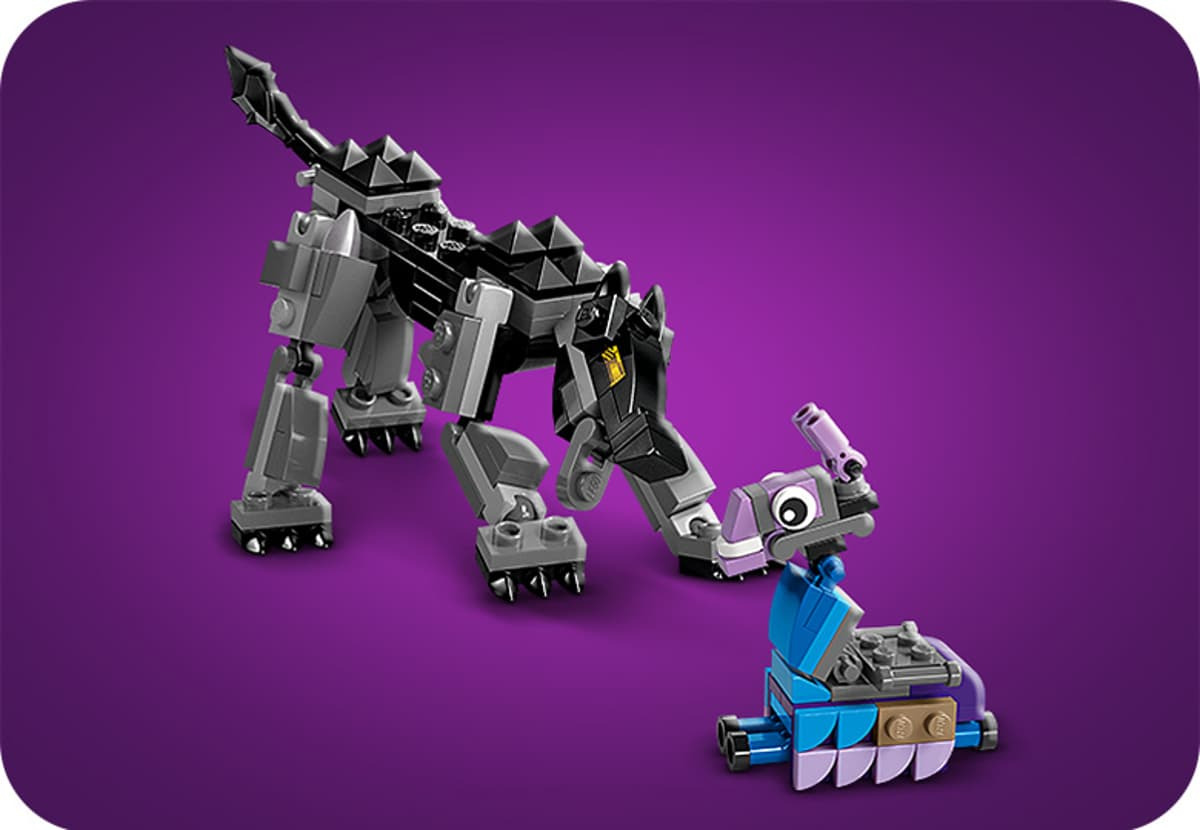 LEGO Fortnite lup si Supply Llama