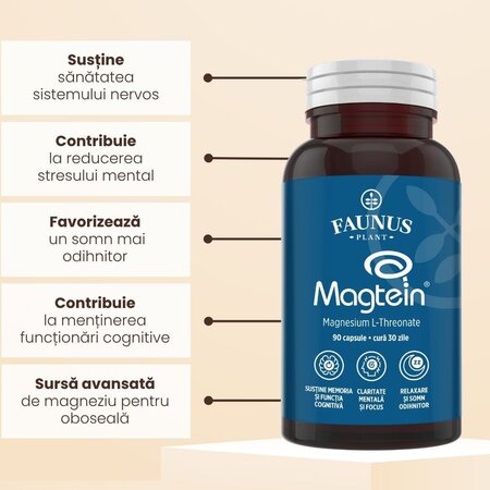 Magtein Magnesium L-Threonate, 90 capsule, Faunus Plant 782077