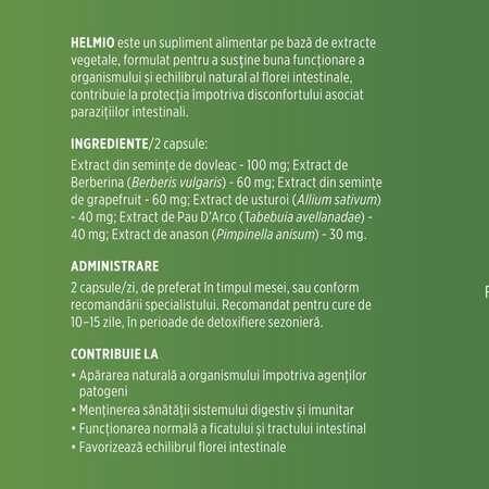 Helmio, 60 capsule, Faunus Plant 782088