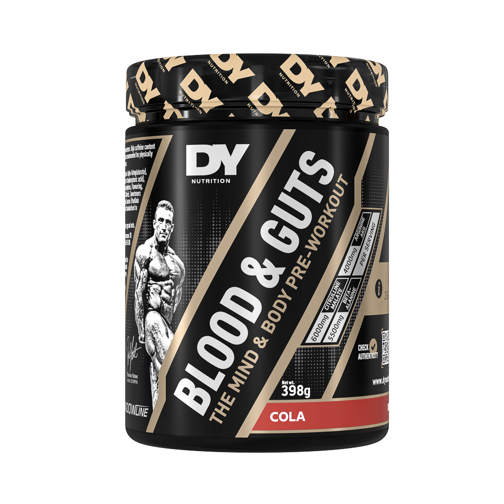 Blood & Guts PreWorkout, Cola, 398 g, DY Nutrition