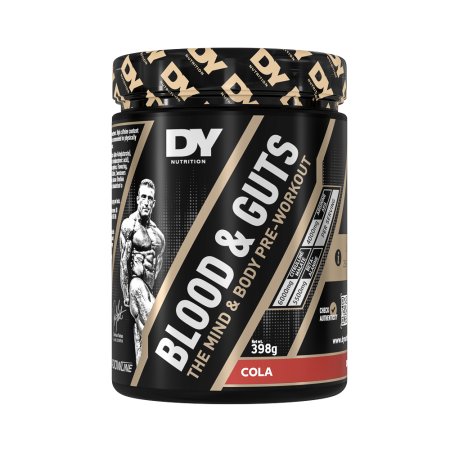 Blood & Guts PreWorkout, Cola, 398 g, DY Nutrition