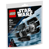 Miniconstructie TIE Advanced, 6 ani+, 30727, 68 piese, Lego Star Wars