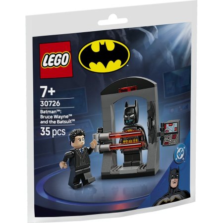 Batman: Bruce Wayne si Batcostumul, 7 ani+, 30726, 35 piese, Lego DC Super Heroes