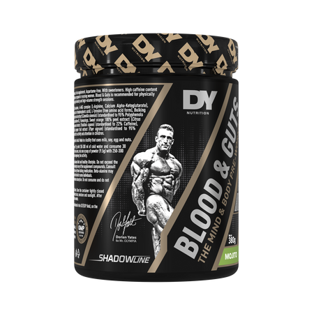 Blood & Guts PreWorkout, Mojito, 380 g, DY Nutrition 782196