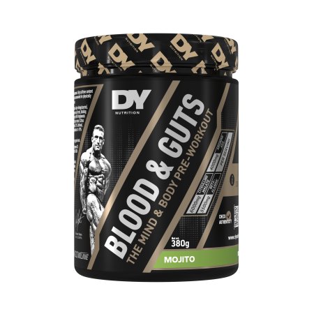 Blood & Guts PreWorkout, Mojito, 380 g, DY Nutrition