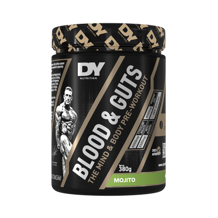 Blood & Guts PreWorkout, Mojito, 380 g, DY Nutrition
