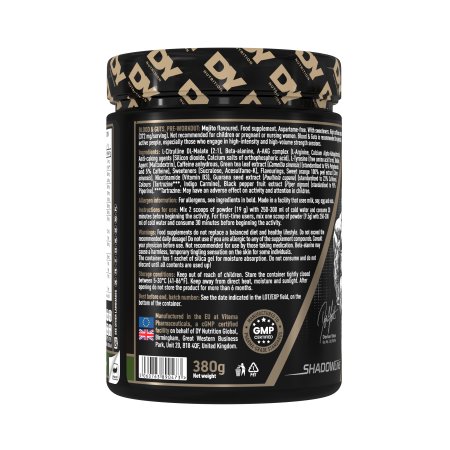 Blood & Guts PreWorkout, Mojito, 380 g, DY Nutrition 782197