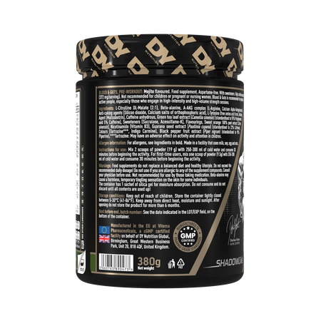Blood & Guts PreWorkout, Mojito, 380 g, DY Nutrition 782197