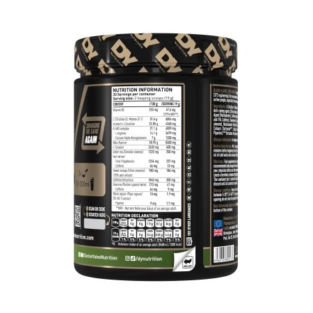 Blood & Guts PreWorkout, Mojito, 380 g, DY Nutrition 782194