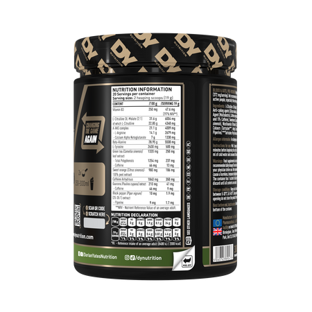 Blood & Guts PreWorkout, Mojito, 380 g, DY Nutrition 782194