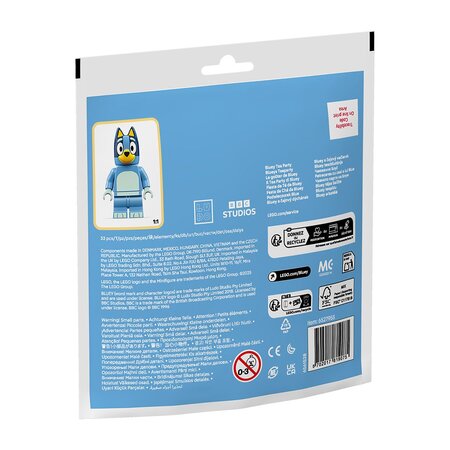 Petrecerea cu ceai a lui Bluey, 4 ani+, 30687, 33 piese, Lego Bluey 782208