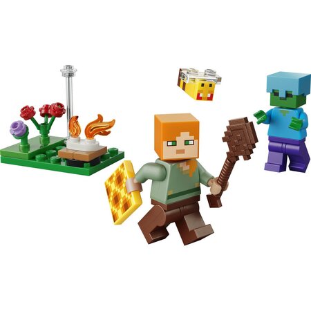 Conflict la focul de tabara al lui Alex, 6 ani+, 30732, 31 piese, Lego Minecraft 782216