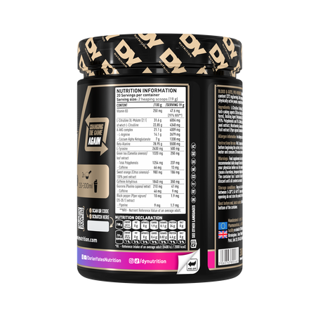 Blood & Guts PreWorkout, Bubble Gum, 380 g, DY Nutrition 782245