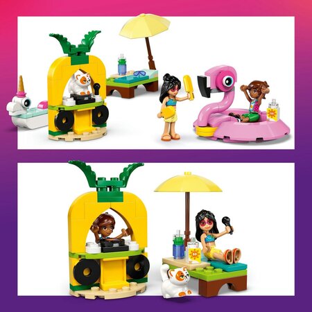 Petrecere la piscina cu unicornul si flamingo, 5 ani+, 42658, 99 piese, Lego Friends 782226