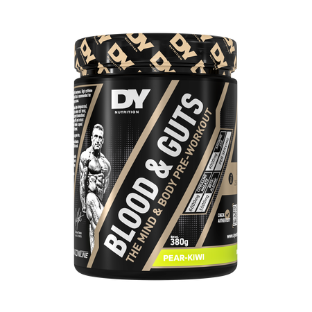 Blood & Guts PreWorkout, Pear Kiwi, 380 g, DY Nutrition
