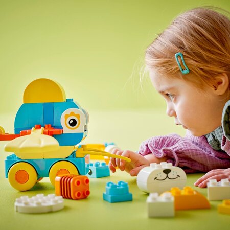 Animale pe roti 3 in 1, 2 ani+, 10448, 58 piese, Lego Duplo 782289