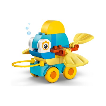 Animale pe roti 3 in 1, 2 ani+, 10448, 58 piese, Lego Duplo 782286