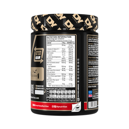 Blood & Guts PreWorkout, Strawberry, 380 g, DY Nutrition 782271