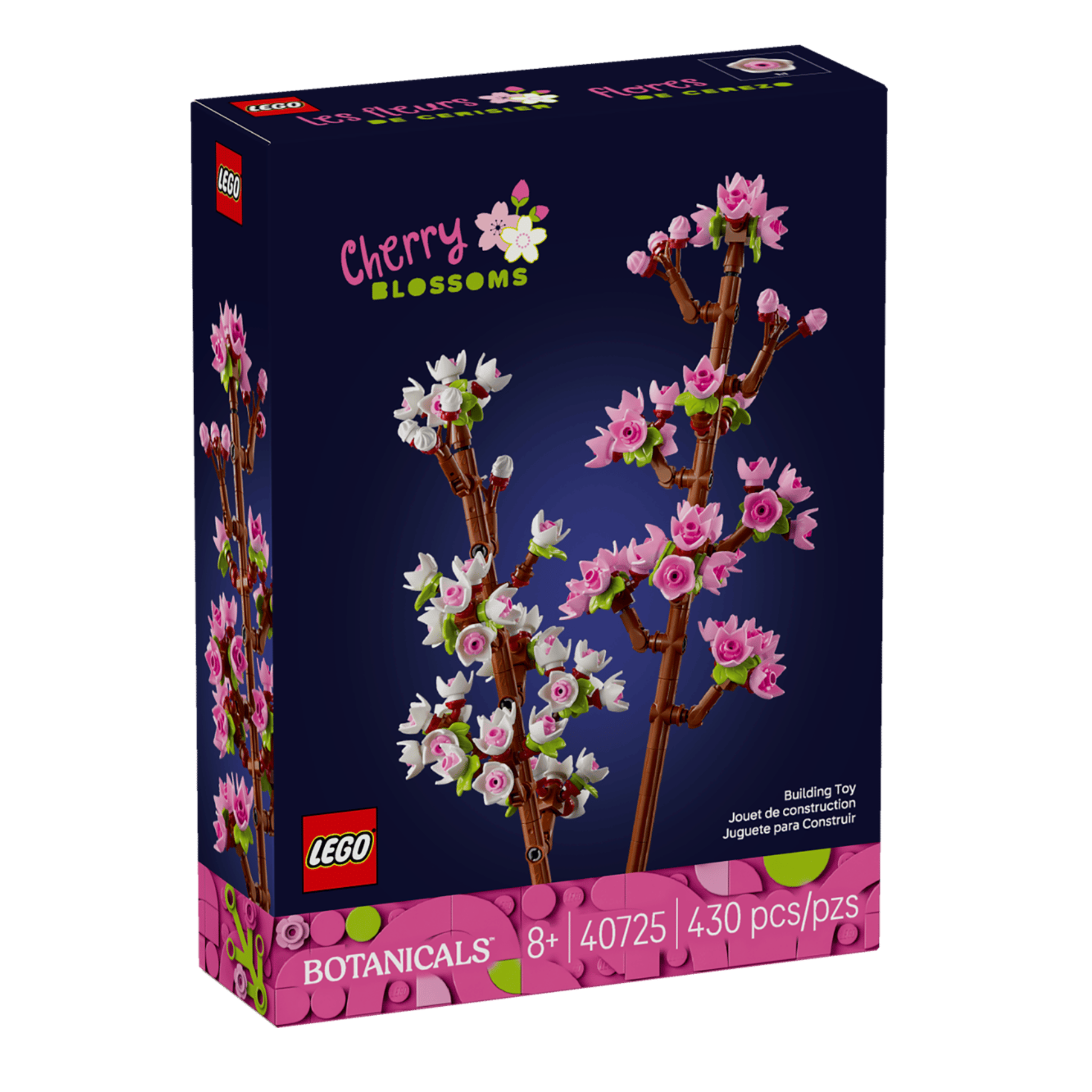 Flori de cires, 8 ani+, 40725, 430 piese, Lego Botanicals