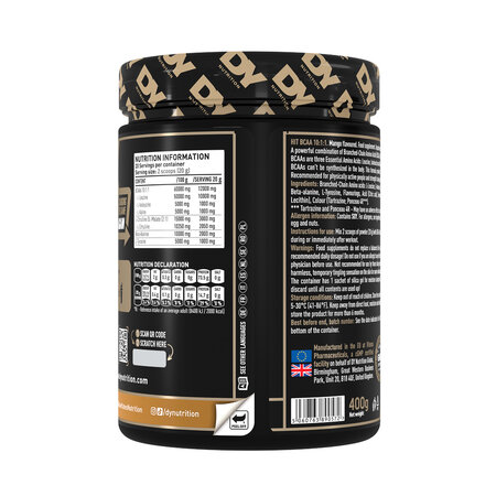 HIT BCAA 10:1:1, Mango, 400 g, DY Nutrition 782308