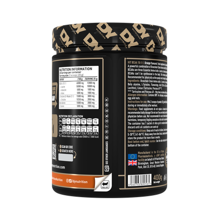 HIT BCAA 10:1:1, Orange, 400 g, DY Nutrition 782363