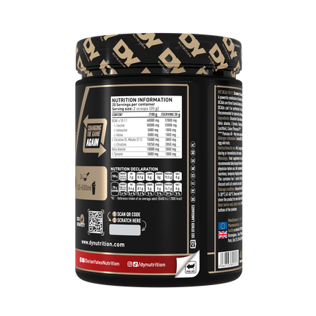 HIT BCAA 10:1:1, Strawberry, 400 g, DY Nutrition 782387