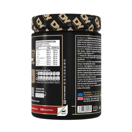 HIT BCAA 10:1:1, Strawberry, 400 g, DY Nutrition 782384