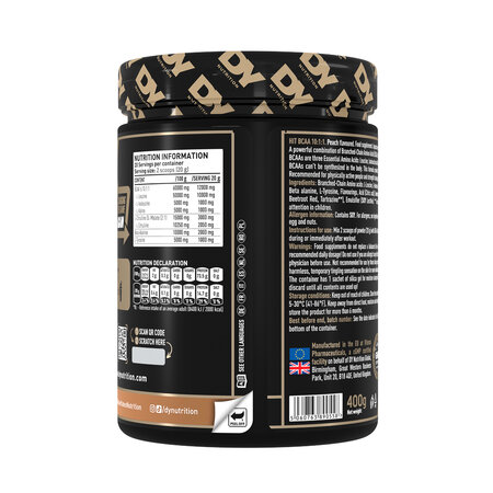 HIT BCAA 10:1:1, Peach, 400 g, DY Nutrition 782427