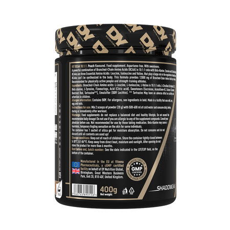 HIT BCAA 10:1:1, Peach, 400 g, DY Nutrition 782428