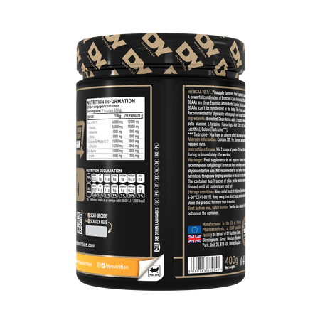 HIT BCAA 10:1:1, Pineapple, 400 g, DY Nutrition 782465