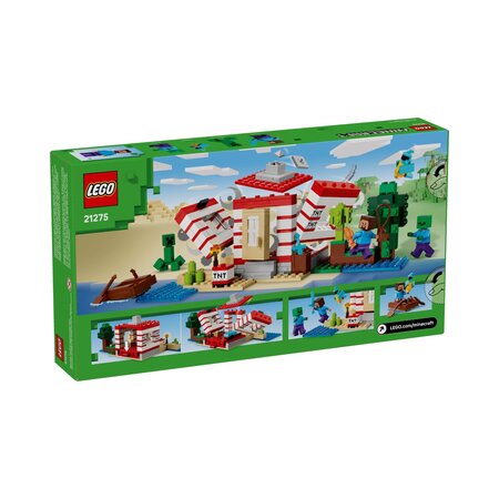 Casa TNT din jungla, 8 ani+, 21275, 287 piese, Lego Minecraft 782491