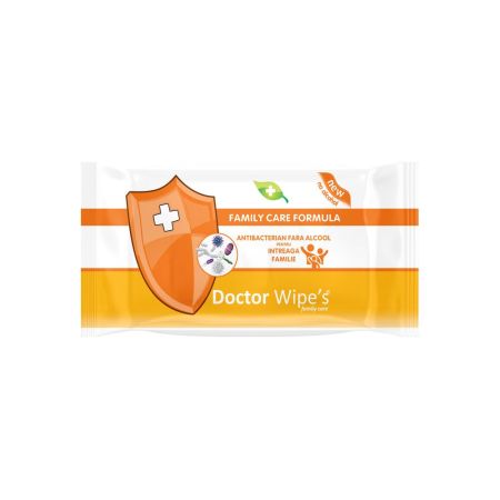 servetele antibacteriene fara alcool doctor wipes