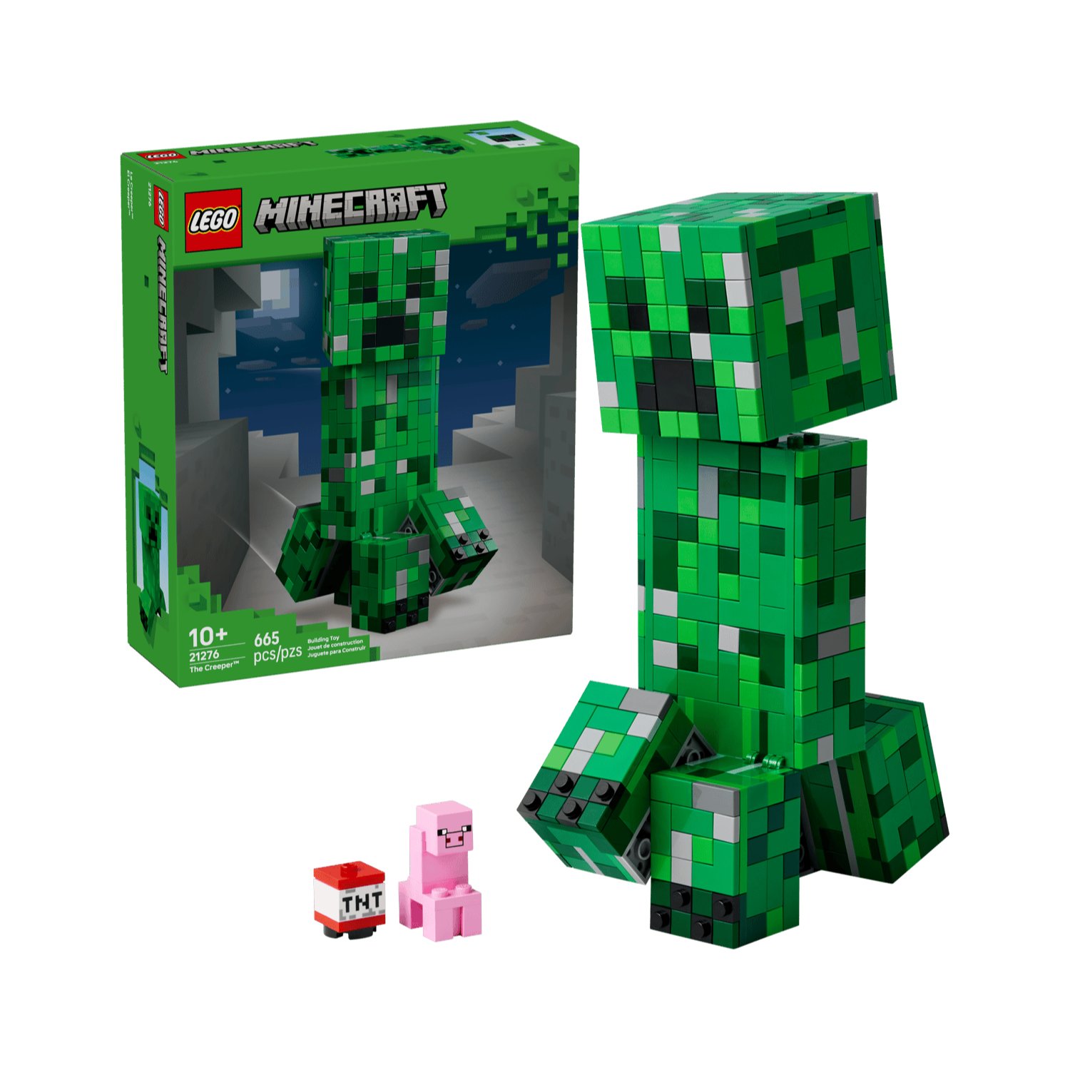 Creeper, 10 ani+, 21276, 665 piese, Lego Minecraft