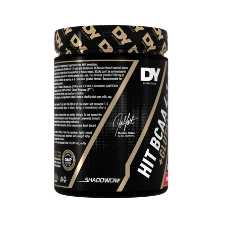HIT BCAA 4:1:1 + Glutamina, Cherry, 450 g, DY Nutrition 782540