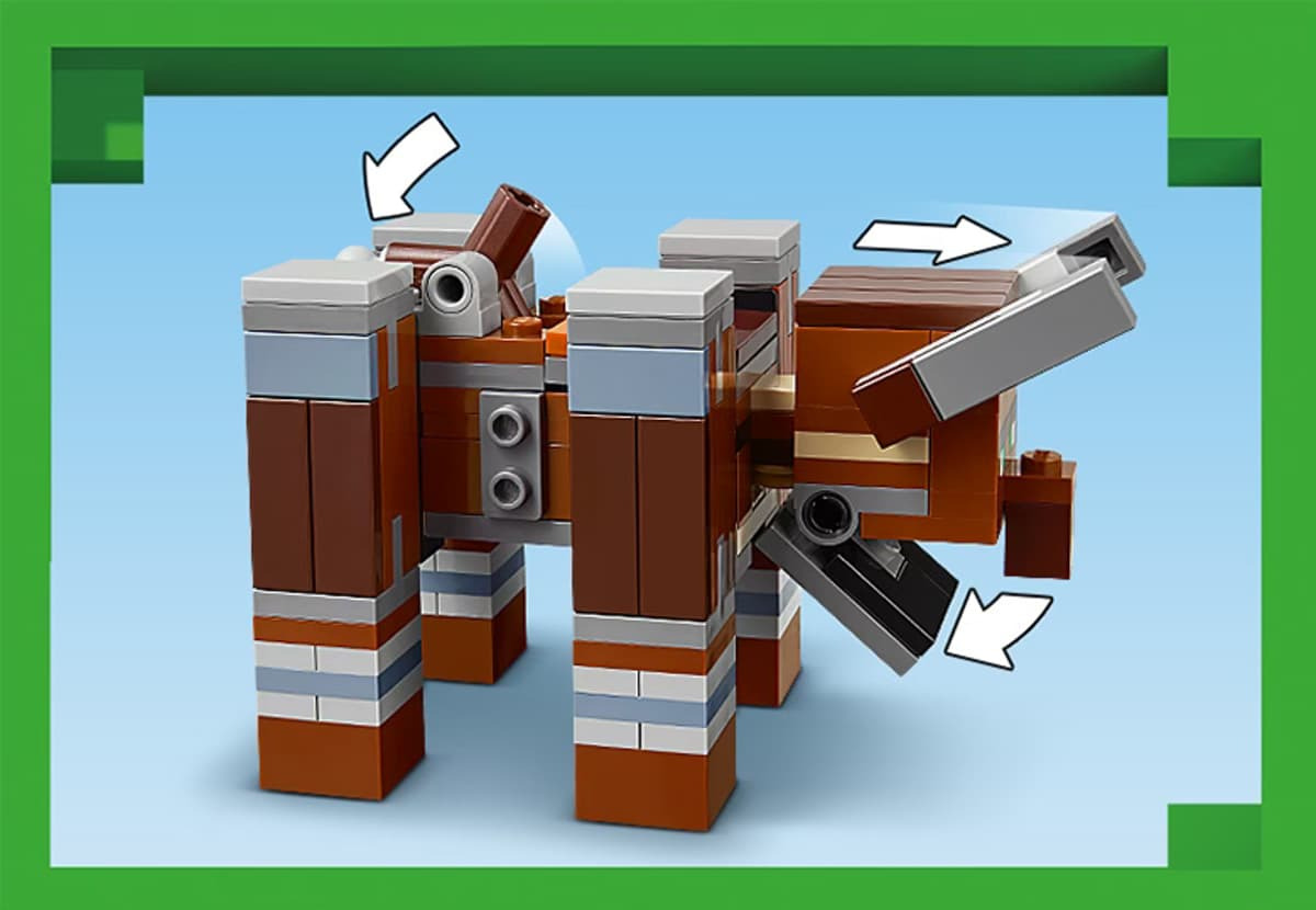 LEGO Minecraft Distrugator articulat