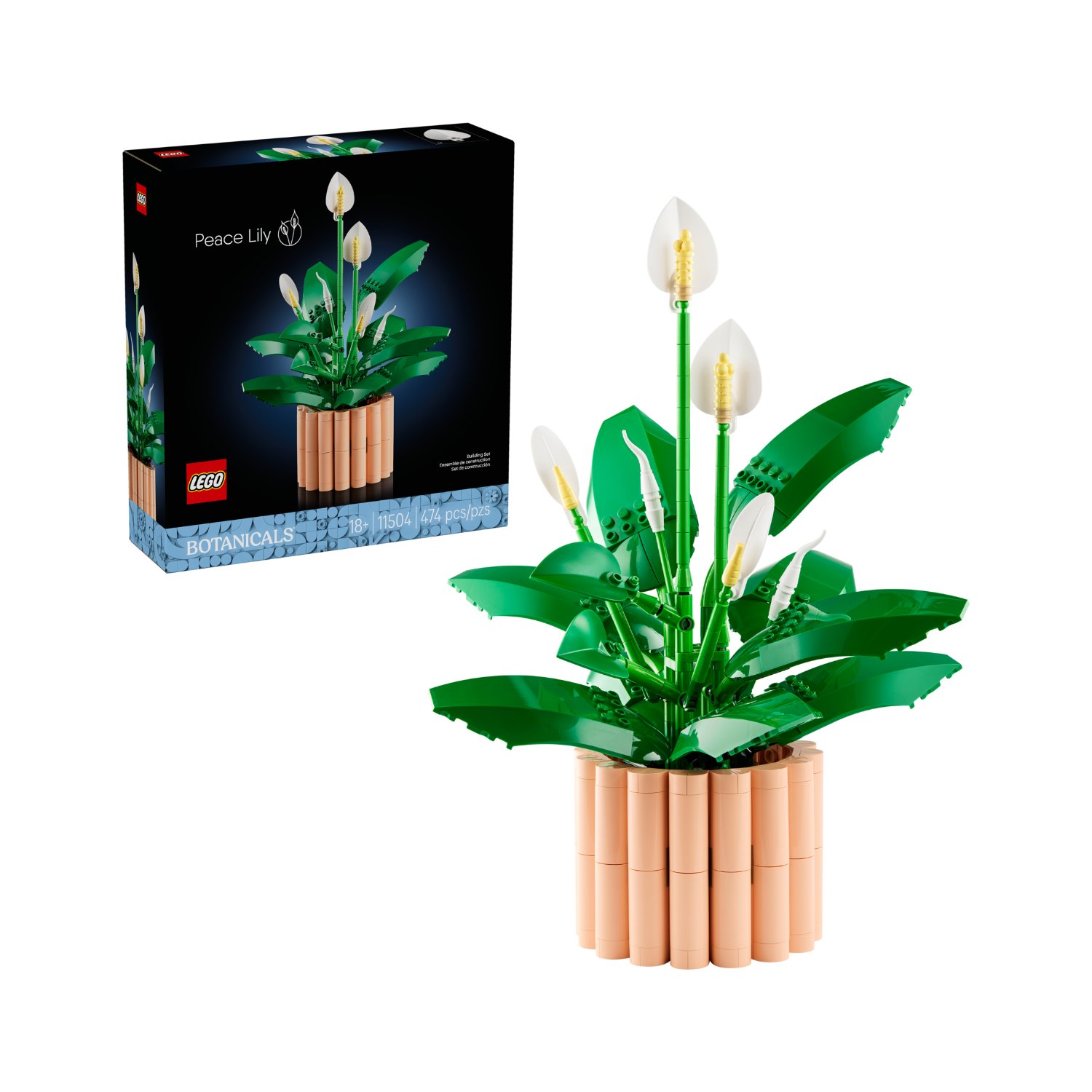 Crinul pacii, 18 ani+, 11504, 474 piese, Lego Botanicals