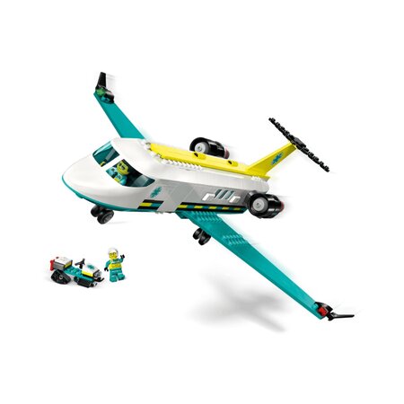 Avion-ambulanta pentru urgente, 6 ani+, 60465, 403 piese, Lego City 782657
