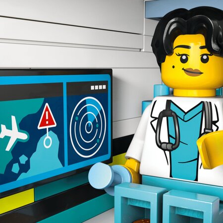 Avion-ambulanta pentru urgente, 6 ani+, 60465, 403 piese, Lego City 782659