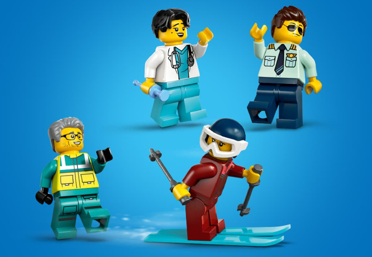 LEGO City minifigurine avion ambulanta