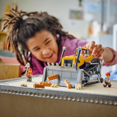 Buldozer galben, 8 ani+, 60466, 682 piese, Lego City 782691